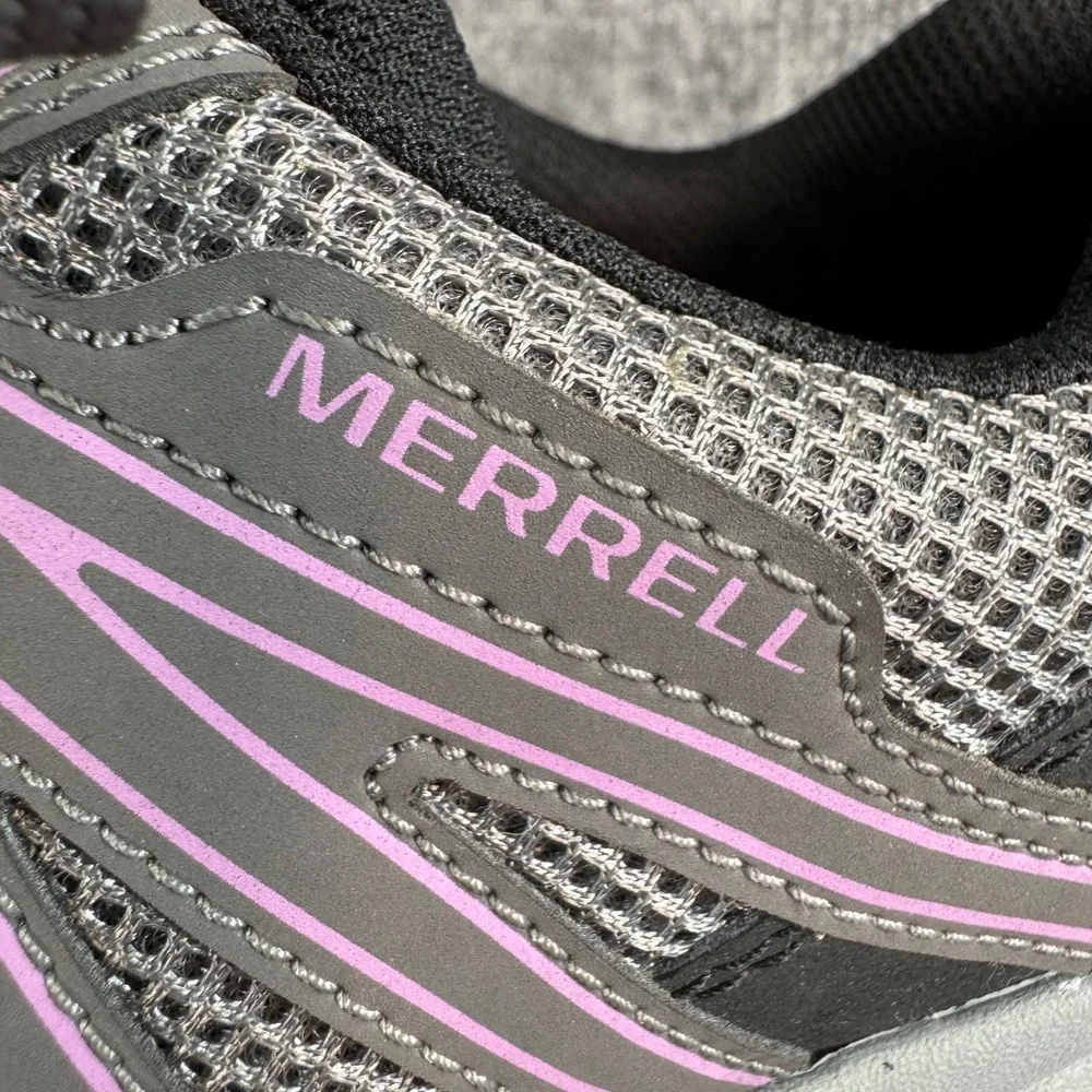 Merrell Work Valetta Composite Toe Grey Purple Safety Shoes J099410 Womens 9 M